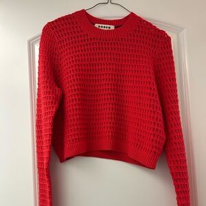 Crochet Red Boden Sweater